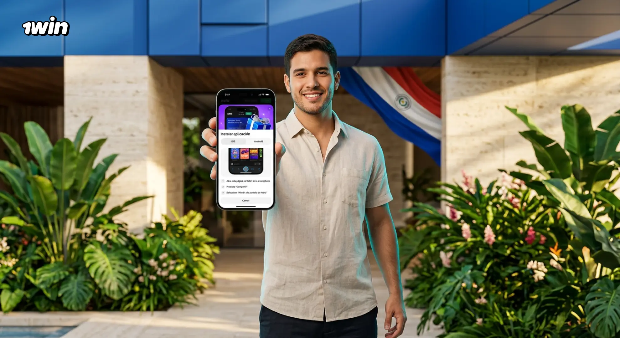 200 1win Points de regalo por instalar la aplicación
